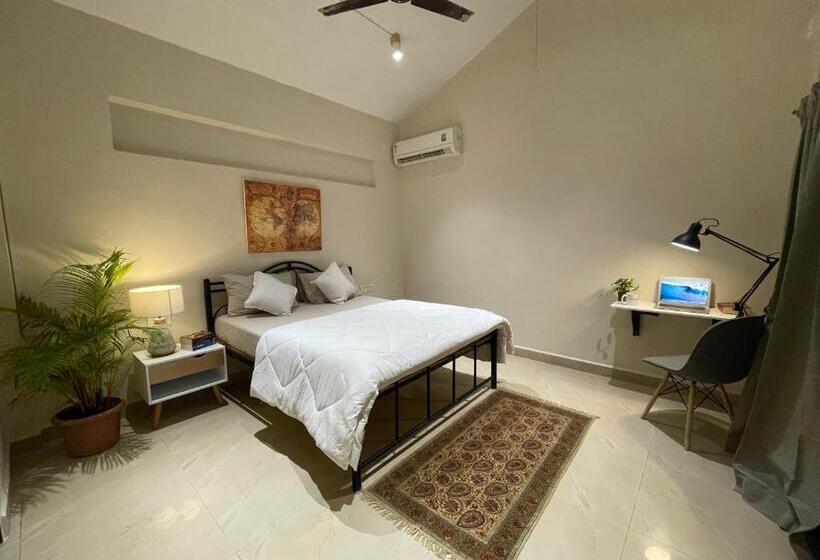 발코니 디럭스 룸, Nomadgao Vila Nova Comfort, Great Views, Fast Wifi & Interesting People