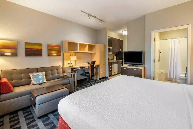 キングサイドベッドのスタンダードワンルーム, Towneplace Suites By Marriott Vincennes