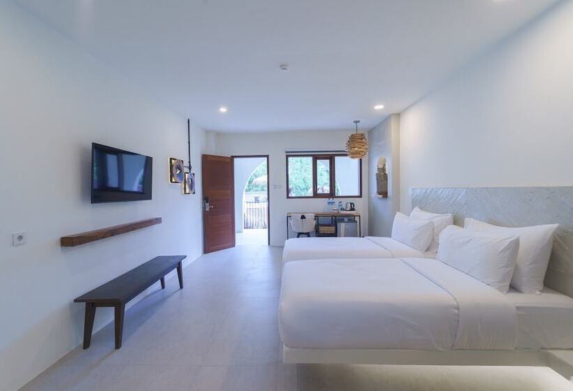 プールの見えるデラックスルーム, El Tropico Boutique