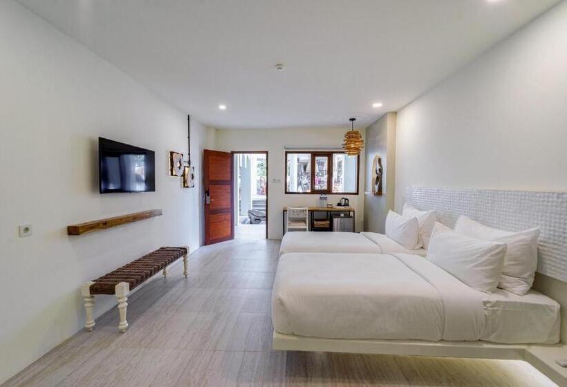 プールの見えるデラックスルーム, El Tropico Boutique