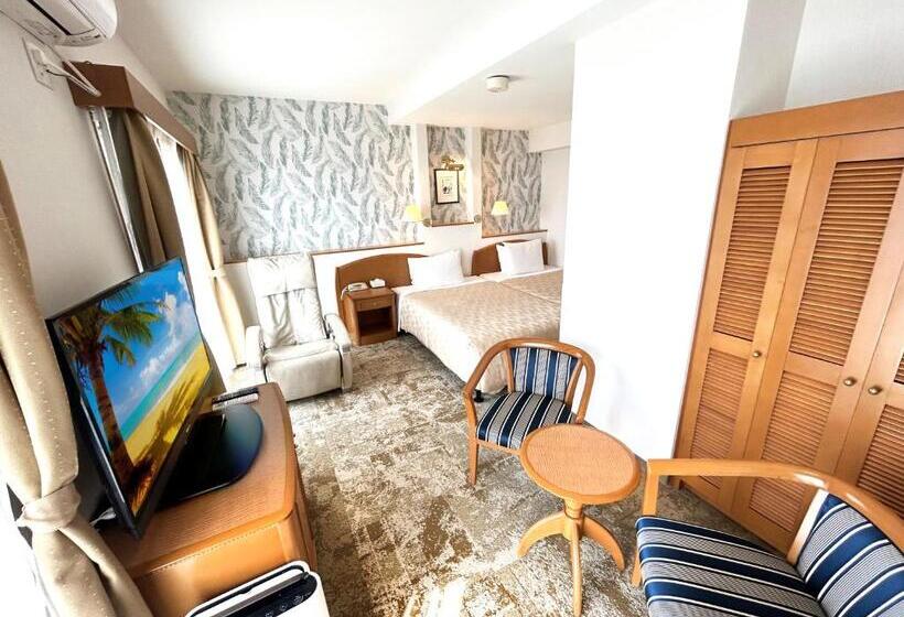 חדר סטנדרט נוף לים, Naha Beach Side