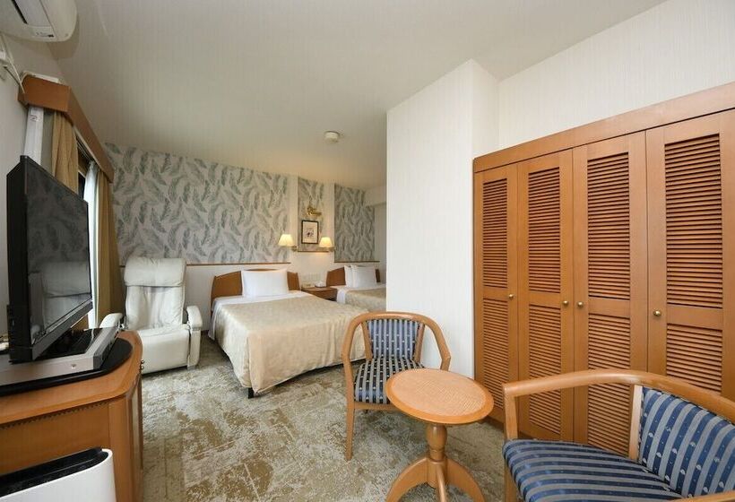 חדר סטנדרט נוף לים, Naha Beach Side