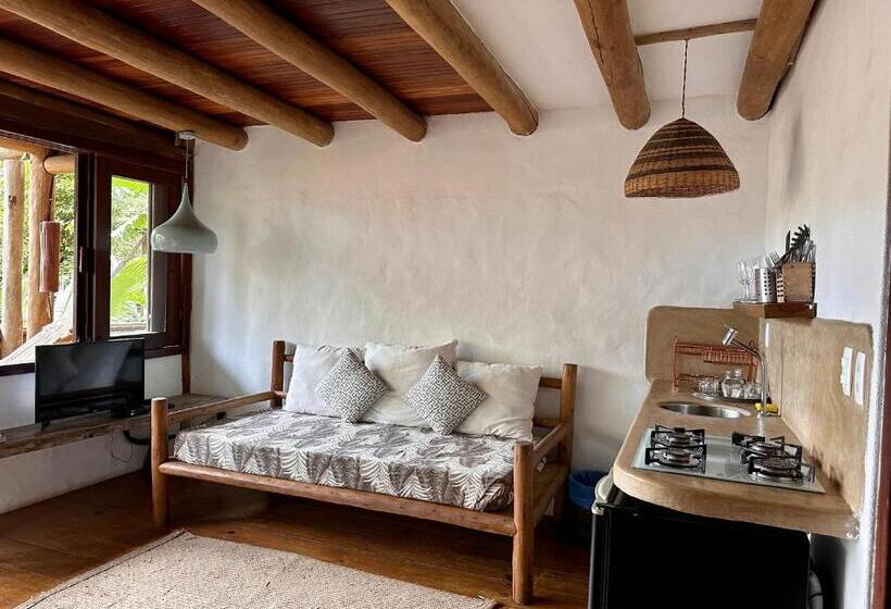 バンガローの２ベッドスタンダードルーム, Soleluna Casa Pousada