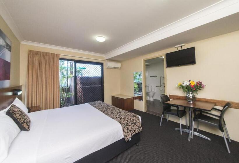 اتاق استاندارد با تخت بزرگ برای معلولان, Rocky Resort Motor Inn