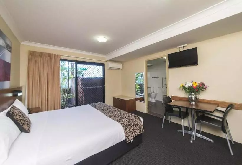 身障者適用キングサイズベッドルーム, Rocky Resort Motor Inn