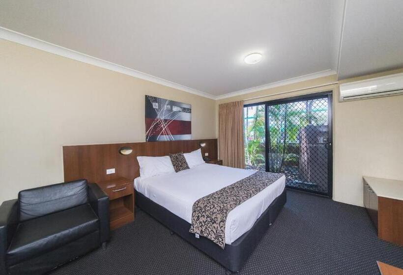 اتاق استاندارد با تخت بزرگ برای معلولان, Rocky Resort Motor Inn