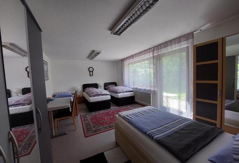 Номер Стандарт Четырехместный Совместный Санузел, Pension Beim Kastell