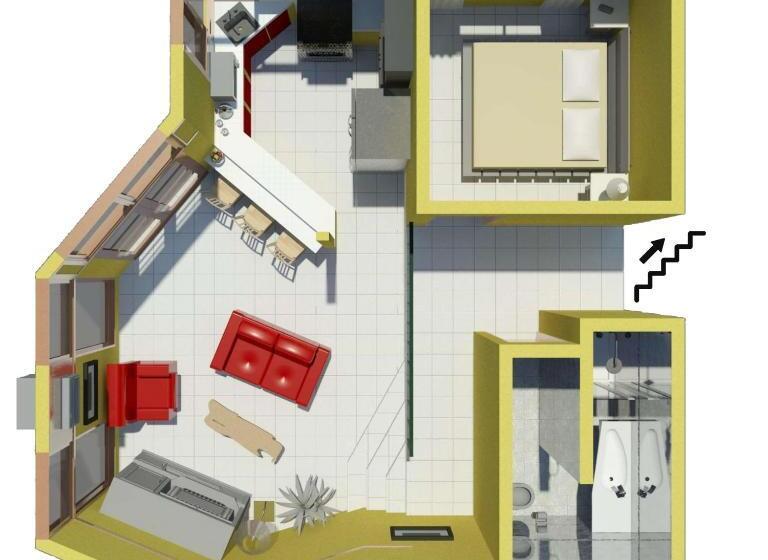 침실 2개 아파트, Boutique Hotel Las Cascadas