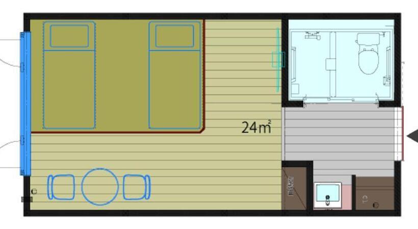 غرفة قياسية, Kifu Club Shiretoko