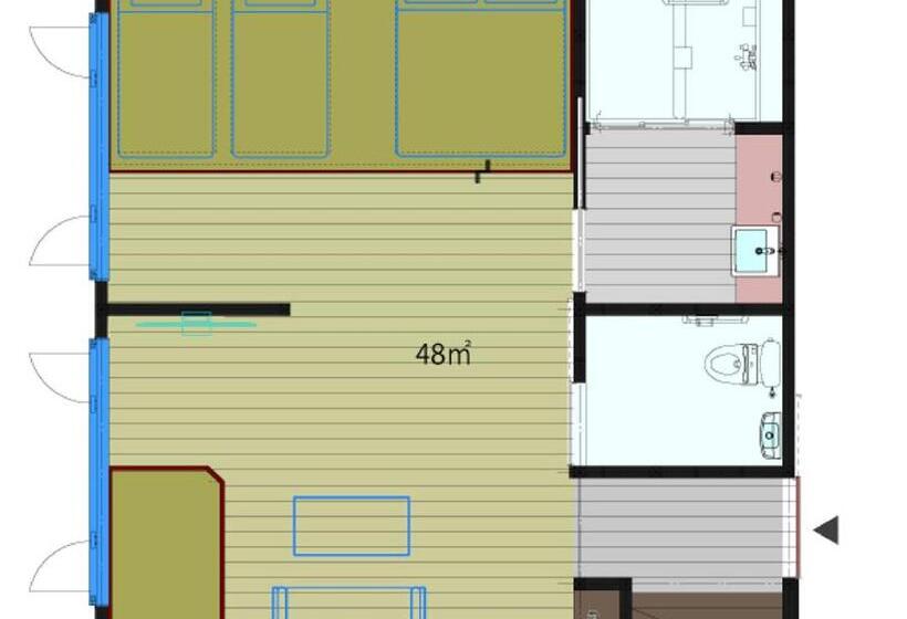 غرفة قياسية رباعية, Kifu Club Shiretoko