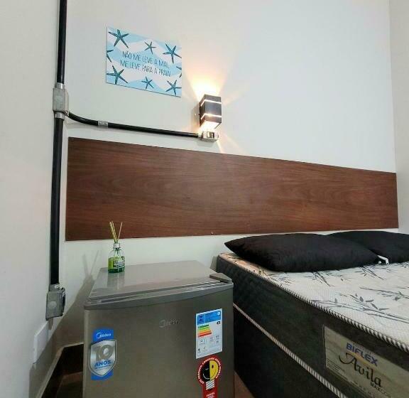 جناح مزوَّد بشرفة, Suíte 03 • Praia Das Pitangueiras