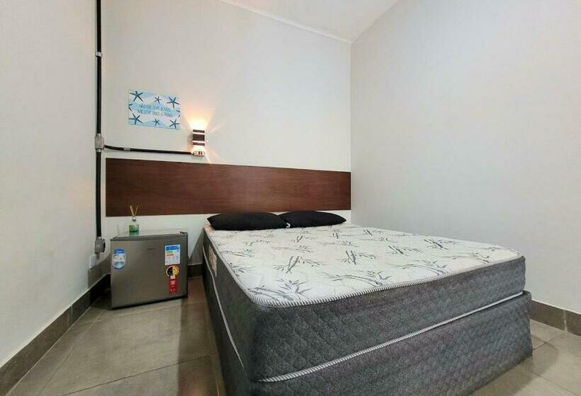 جناح مزوَّد بشرفة, Suíte 03 • Praia Das Pitangueiras