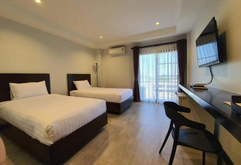 חדר דלוקס, T Nee Hotel@udon