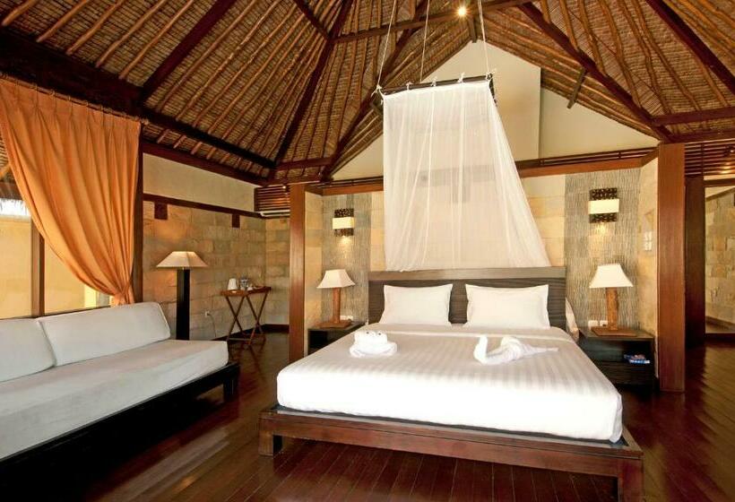 וילה עם חדר שינה אחד ובריכת שחיה, Kura Kura Resort