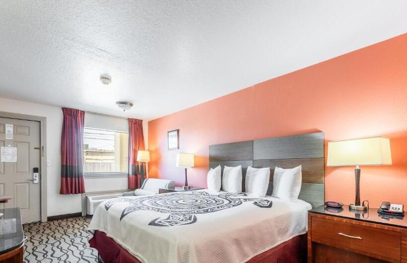 اتاق استاندارد با تخت بزرگ, Motel 6 Galveston, Tx Seawall