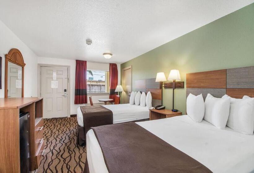 חדר סטנדרט שתי מיטות זוגיות, Motel 6 Galveston, Tx Seawall