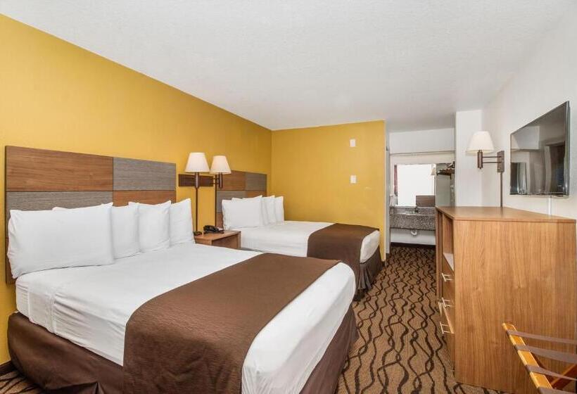 חדר סטנדרט שתי מיטות זוגיות, Motel 6 Galveston, Tx Seawall