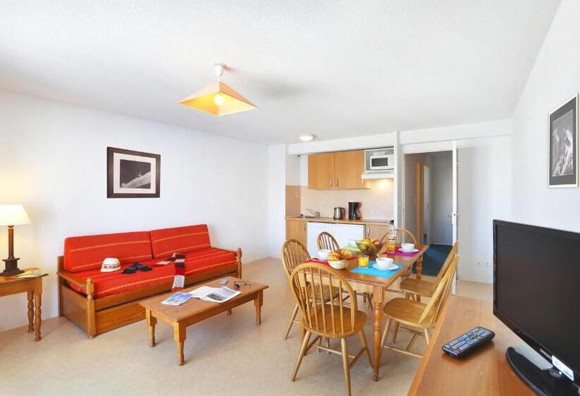 Апартаменты 1 Спальня, Residence Nemea Royal Peyragudes