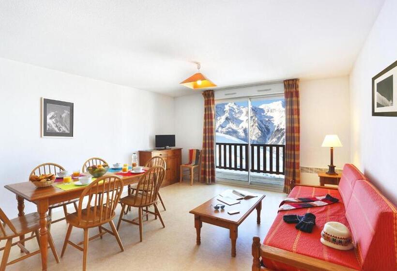 Апартаменты 2 Спальни, Residence Nemea Royal Peyragudes
