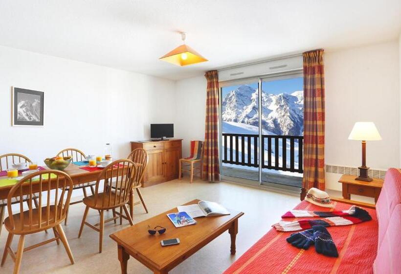 Апартаменты 1 Спальня, Residence Nemea Royal Peyragudes