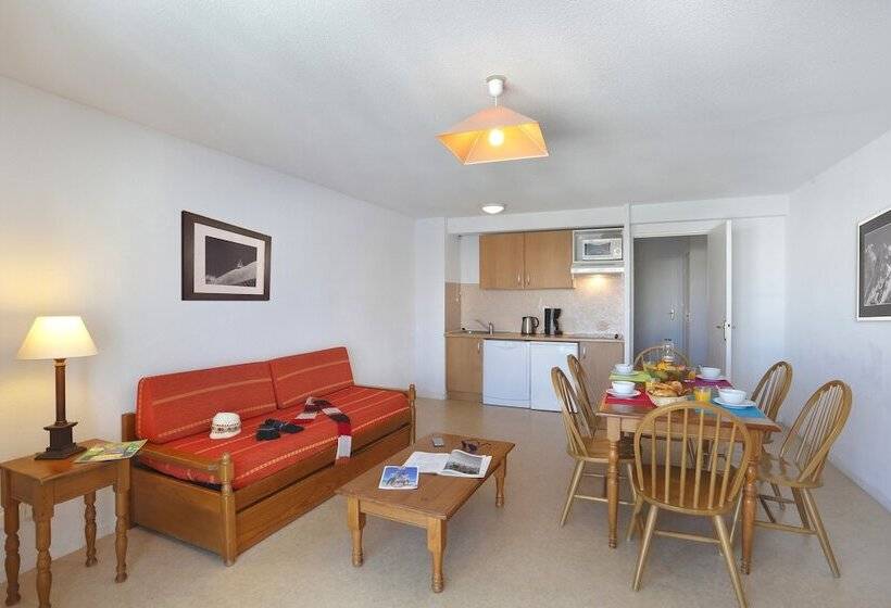 Апартаменты 1 Спальня, Residence Nemea Royal Peyragudes