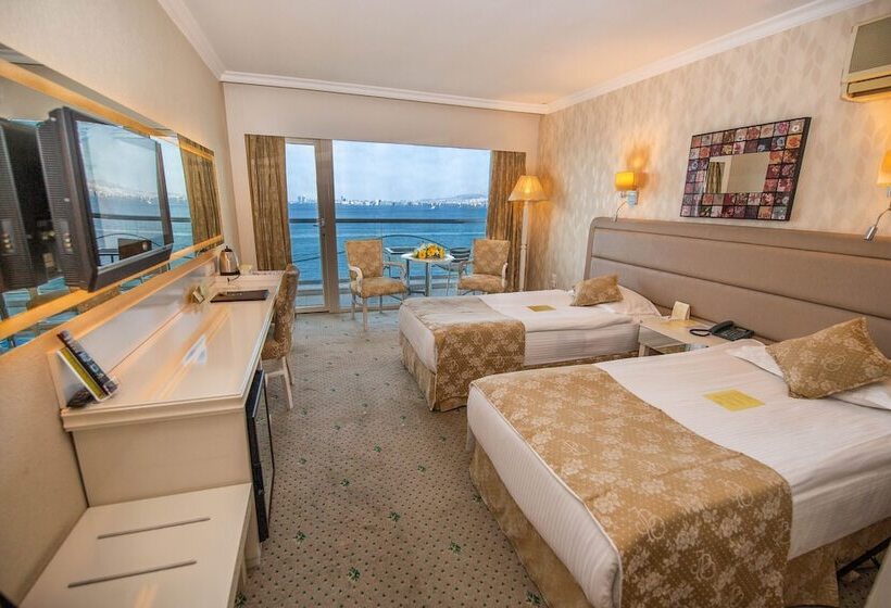 Habitació Estàndard Vista Mar, Izmir Palas Otel