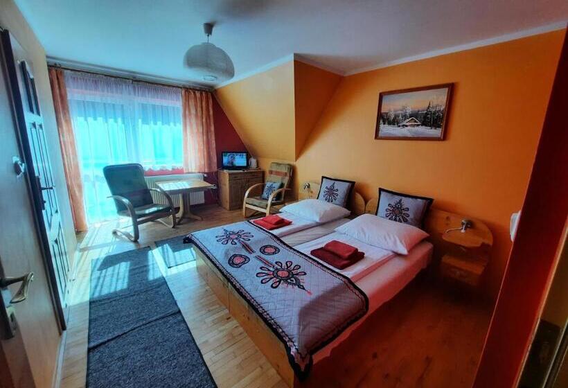 标准间带阳台, Willa Marta M Sauna Jacuzzi