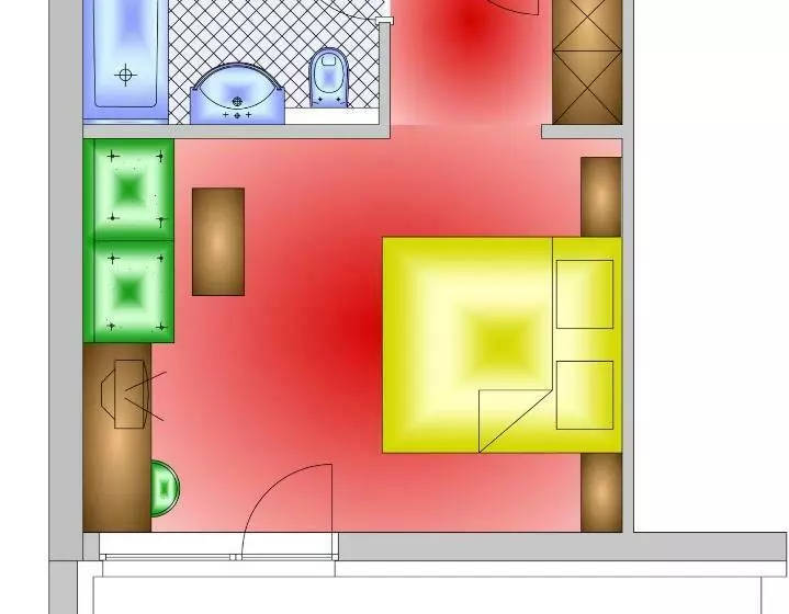 スタンダード４人部屋, Haus Bergkristall