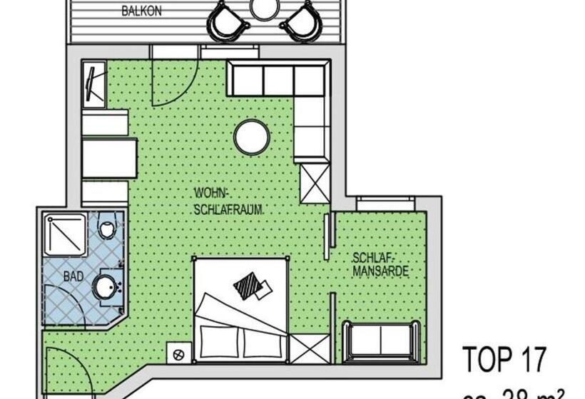 חדר סטנדרט עם מרפסת, Landhaus Achental