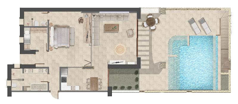 ویلا پریمیوم 1 خوابه, Lesante Cape Resort & Villas, A Member Of The Leading Hotels Of The World