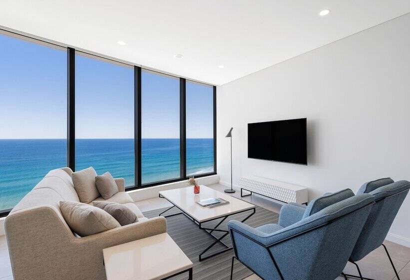 带2个卧室的套房, Meriton Suites Surfers Paradise