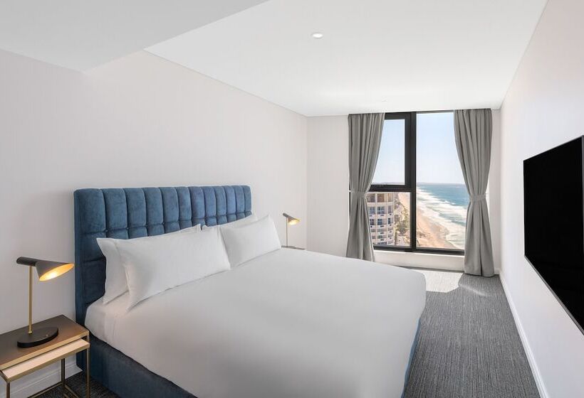 带1个卧室的顶楼公寓, Meriton Suites Surfers Paradise