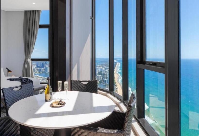 1침실 펜트하우스 아파트, Meriton Suites Surfers Paradise