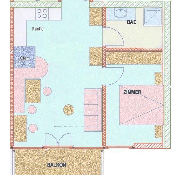 Апартаменты Deluxe 1 Спальня, Pension Geiger