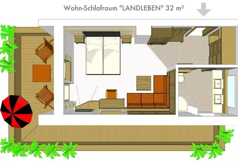 ジュニアスイート, Appart & Hotel Garni Villa Knauer