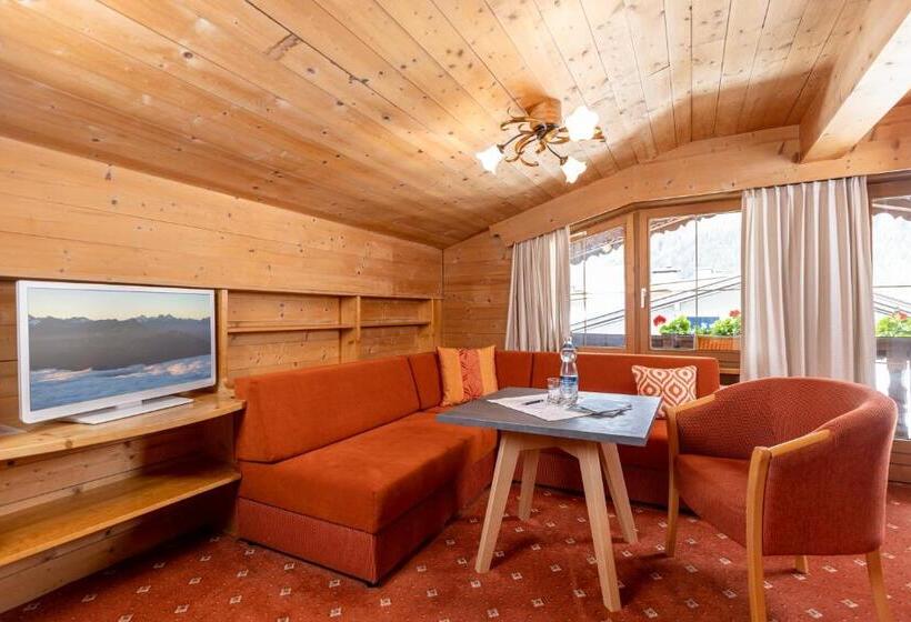 اتاق استاندارد با چشم‌انداز کوهستان, Appart & Hotel Garni Villa Knauer