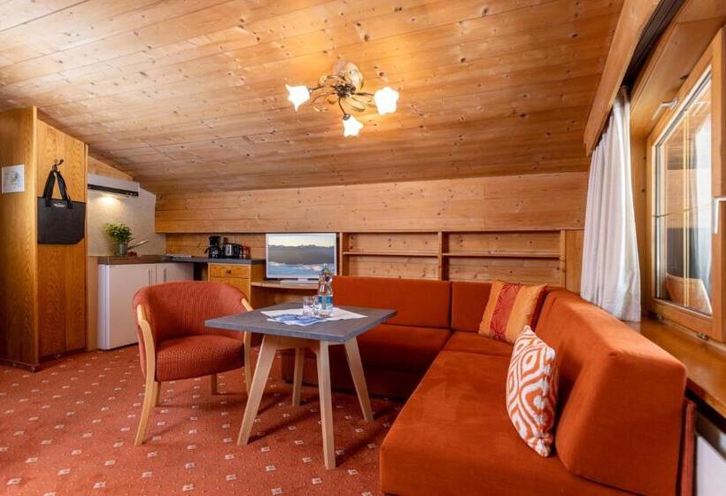 اتاق استاندارد با چشم‌انداز کوهستان, Appart & Hotel Garni Villa Knauer