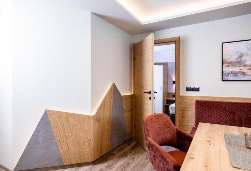 آپارتمان 1 خوابه با چشم‌انداز باغ, Appart & Hotel Garni Villa Knauer