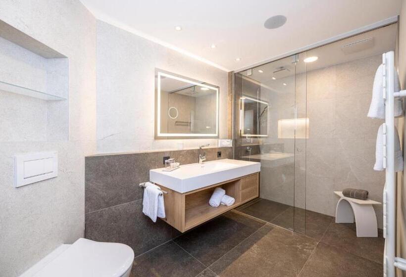 آپارتمان 1 خوابه با چشم‌انداز باغ, Appart & Hotel Garni Villa Knauer