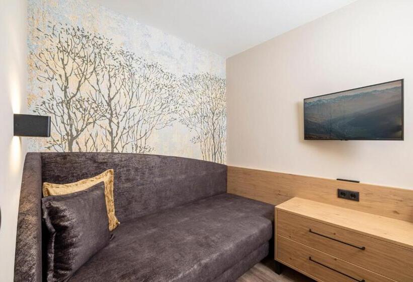 آپارتمان 1 خوابه با چشم‌انداز باغ, Appart & Hotel Garni Villa Knauer