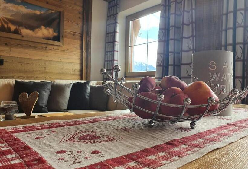 带1个卧室带观景的公寓, Apart Haus Alpenhof