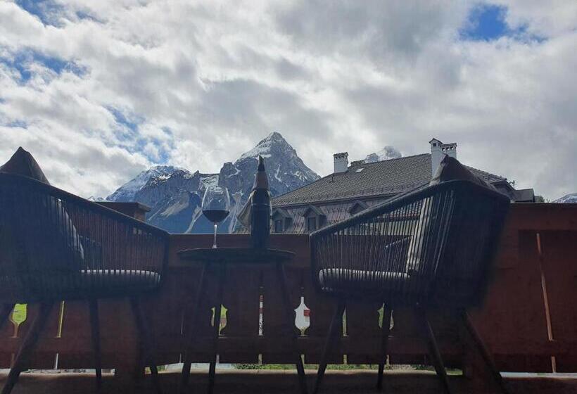 דירה בת חדר שינה 1 עם נוף, Apart Haus Alpenhof