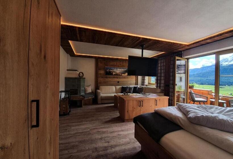 דירה בת חדר שינה 1 עם נוף, Apart Haus Alpenhof