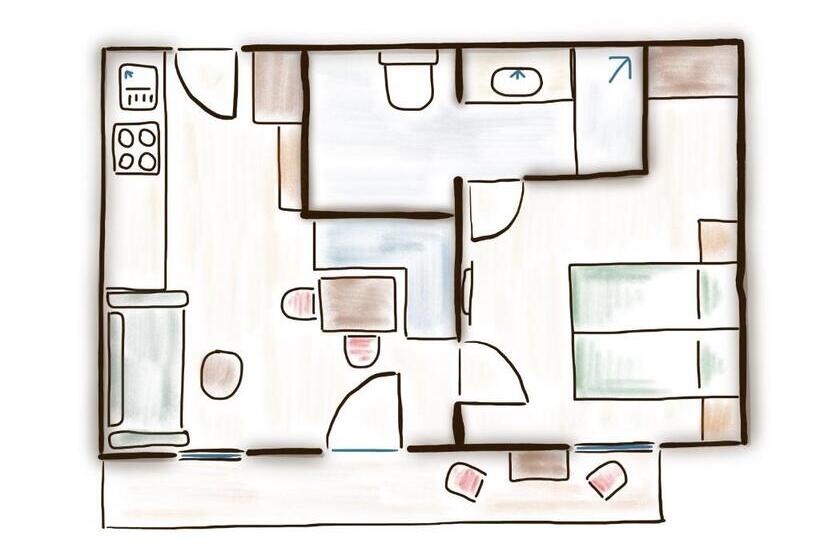 חדר סטנדרט לשלושה עם מרפסת, Der Ortnerhof   Hotel & Reiterhof