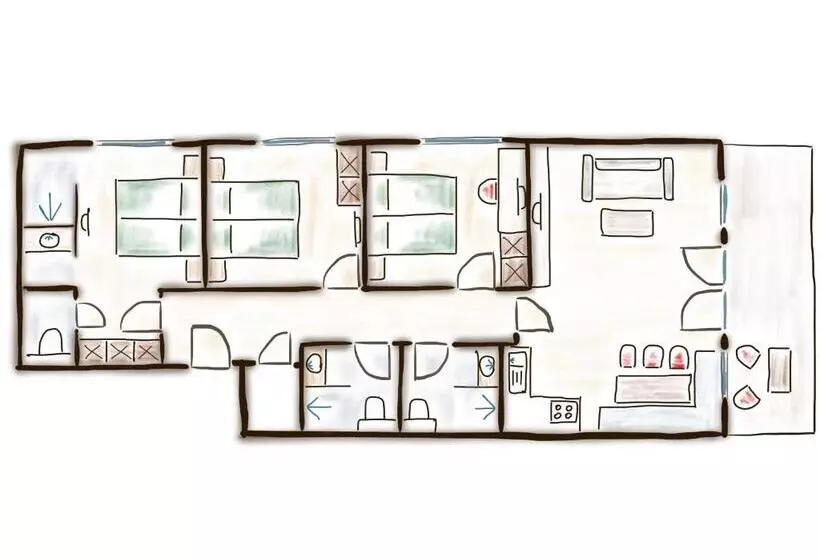 １ベッドルームのスーペリアアパートメント, Der Ortnerhof   Hotel & Reiterhof