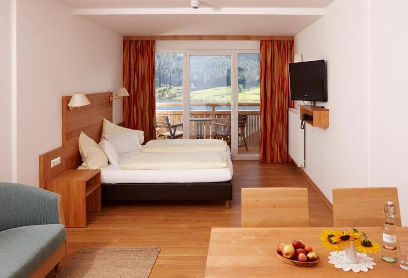 סטודיו סטנדרט עם מרפסת, Kolbitsch Am Weissensee Ein Seeblick Der Verzaubert Inklusive Premiumcard