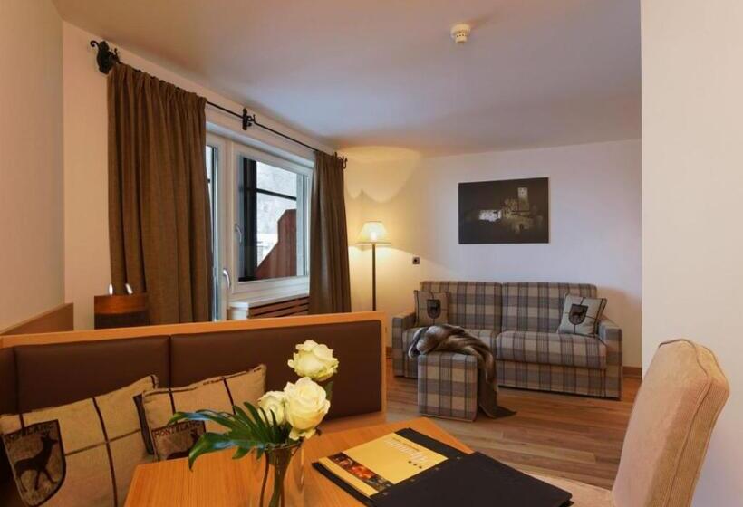 דירת חדר, Residence Hotel Alpinum