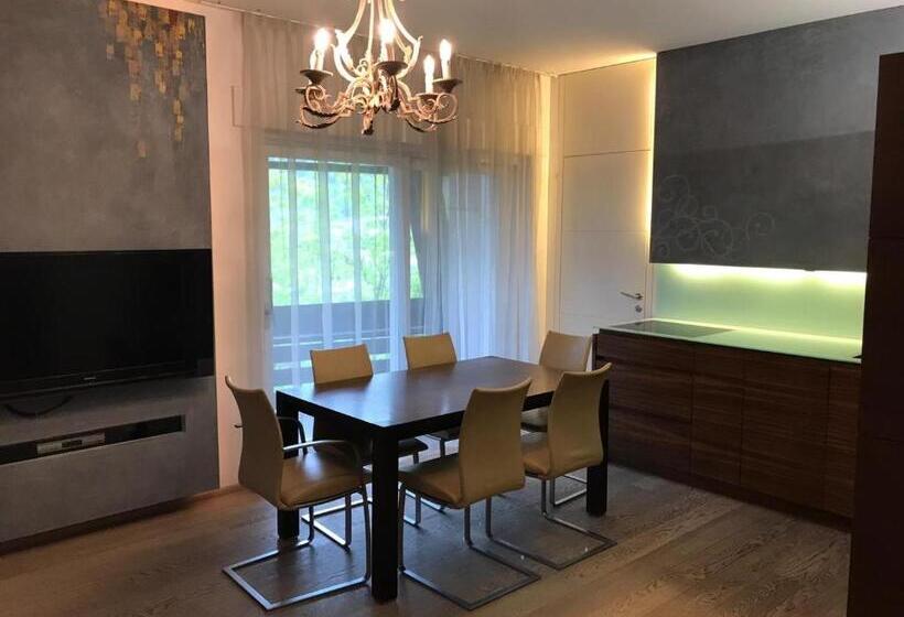 דירת פנטהאוז 1 חדרי שינה, Residence Hotel Alpinum