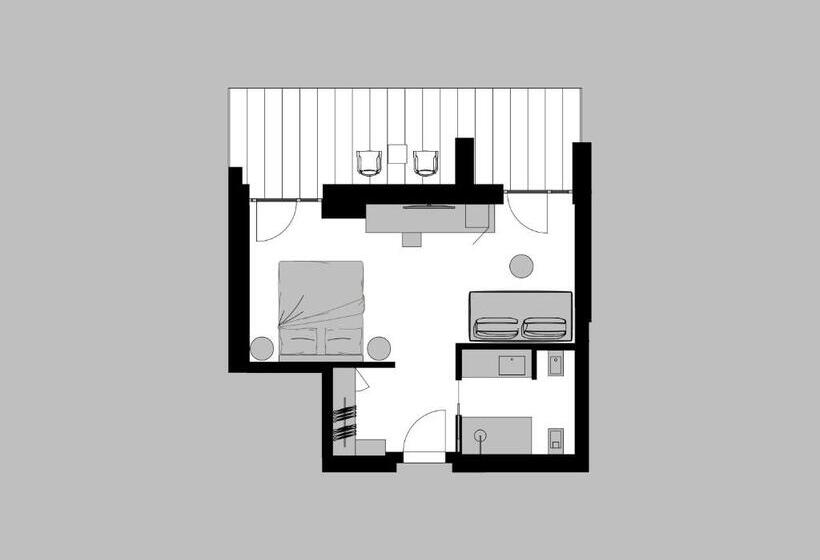 주니어 스위트 풀장 전망, Villa Enrica