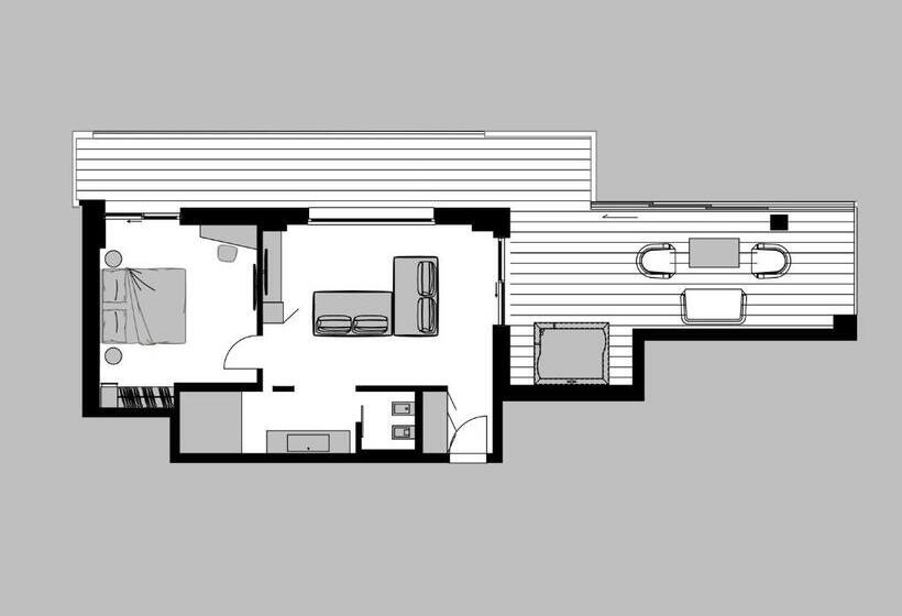 Suite with lake view, Villa Enrica